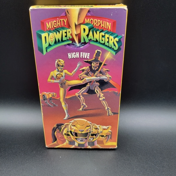 Mighty Morphin Power Rangers High Five VHS Tape Vintage 1993 Very Good VCR Video - Picture 6 of 8